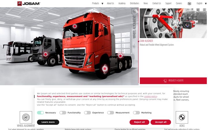 Screenshot of josam.se