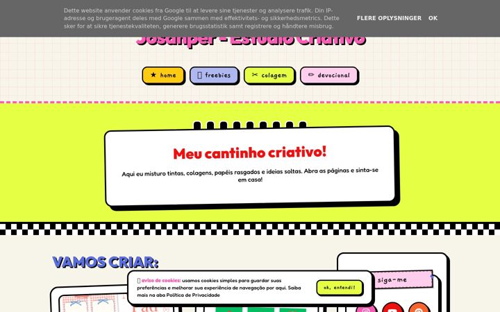 Screenshot of josanper.com.br