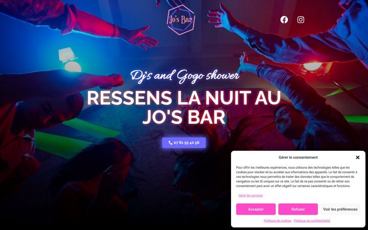 Screenshot of josbar64.com