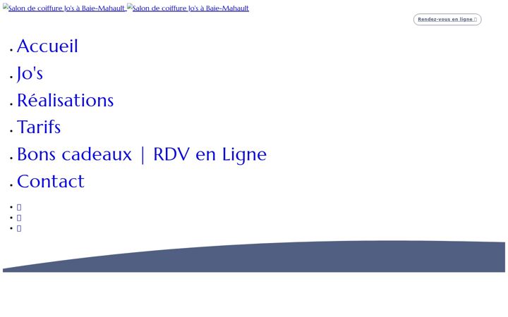 Screenshot of joscoiffure.com