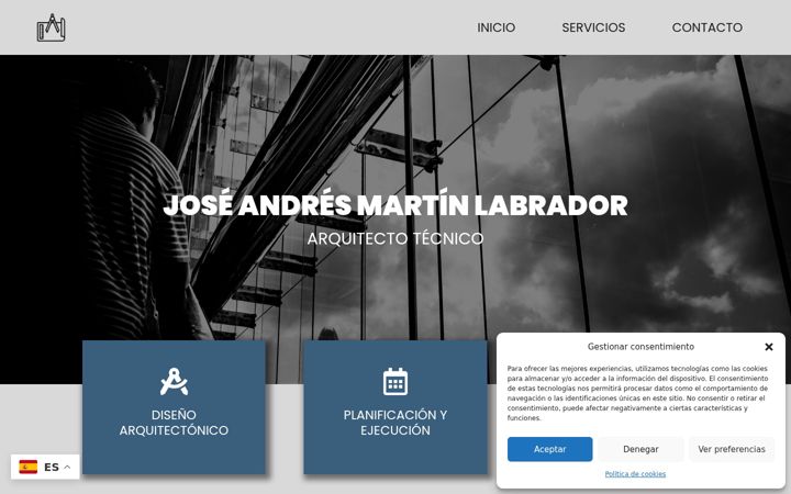 Screenshot of joseandresmartinlabrador.com