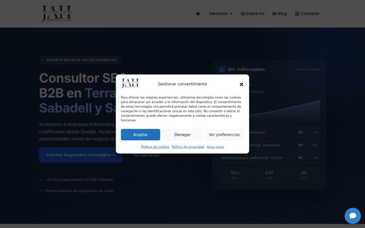 Screenshot of joseantonioherrero.com