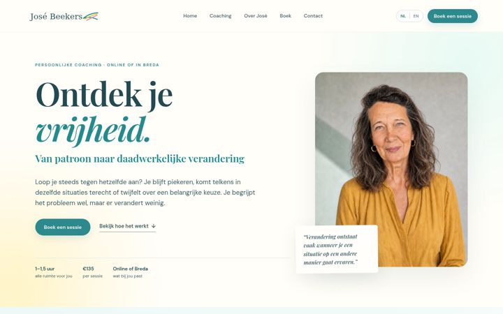 Screenshot of josebeekers.com