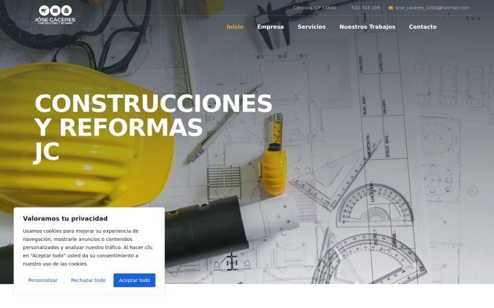Screenshot of josecacerescyr.es