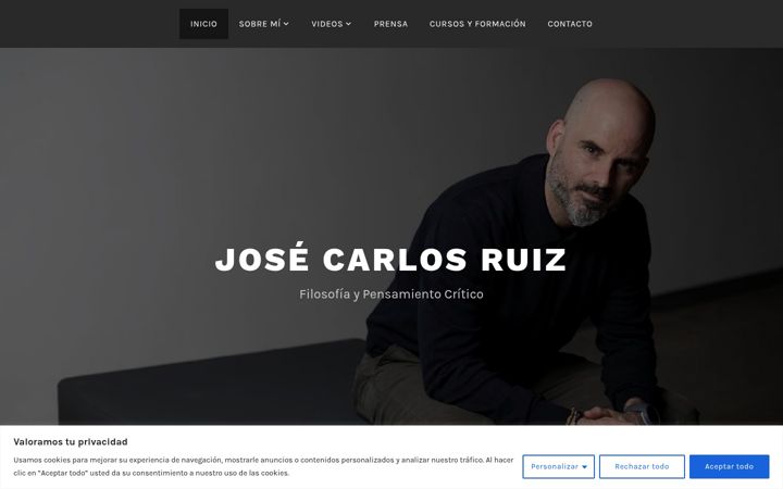 Screenshot of josecarlosruiz.es