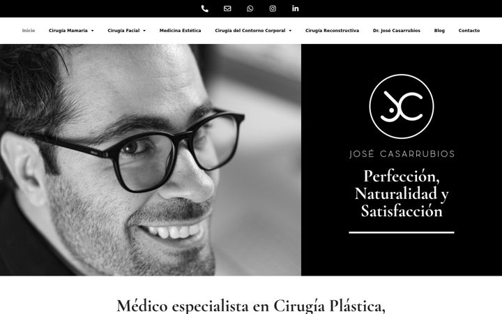 Screenshot of josecasarrubios.com
