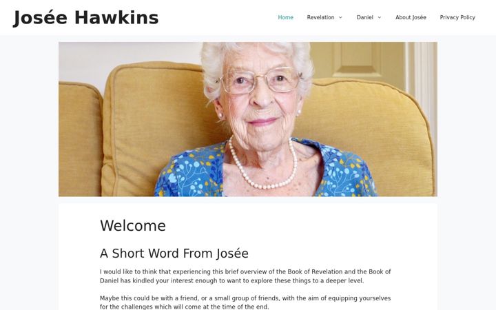 Screenshot of joseebiblestudy.com