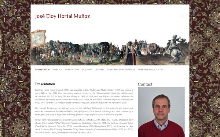Screenshot of joseeloyhortal.com