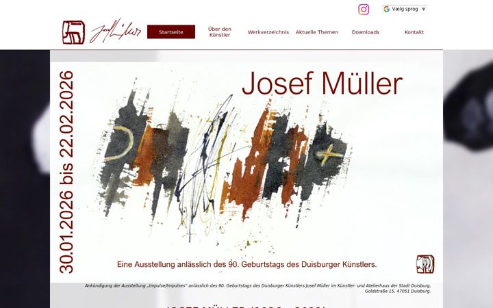 Posnetek zaslona josef-mueller.eu