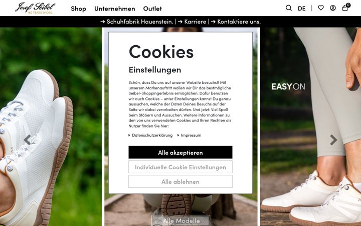 Screenshot of josef-seibel.de