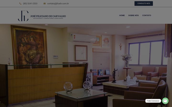 Screenshot of josefelicianodecarvalho.com.br