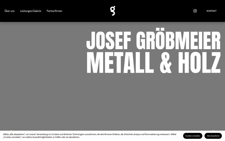 Screenshot of josefgroebmeier.com
