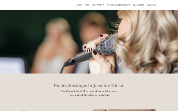 Screenshot of josefine-nickel.de