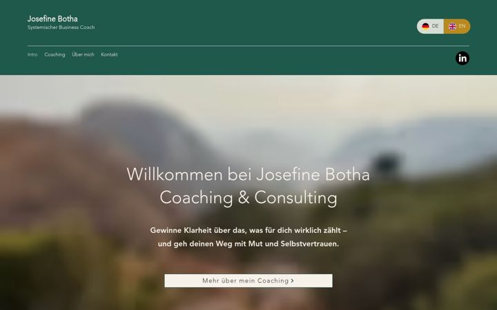 Screenshot of josefinebotha.com