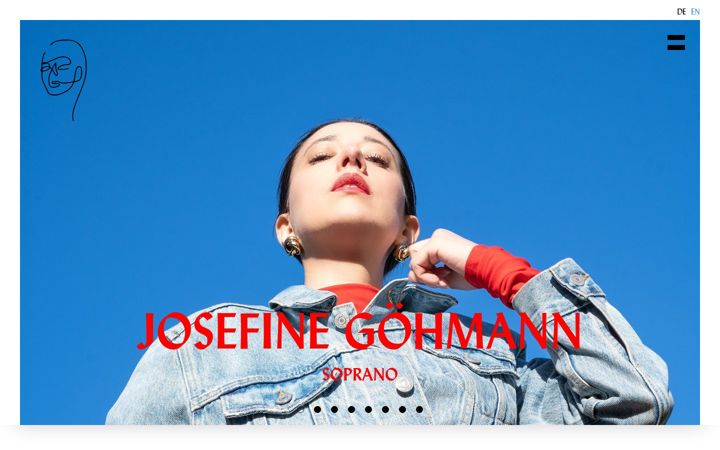 Screenshot of josefinegoehmann.com