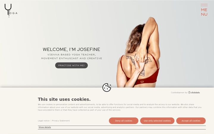 Screenshot of josefinereich.com