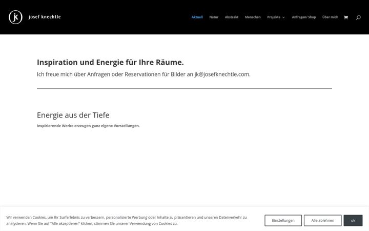 Screenshot of josefknechtle.com