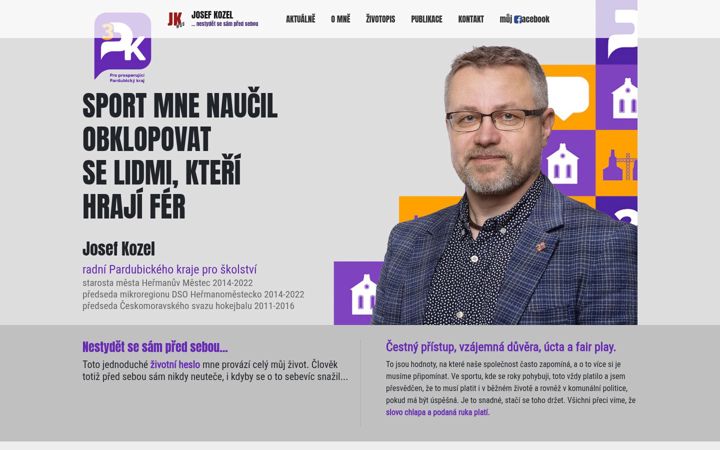 Screenshot of josefkozel.cz