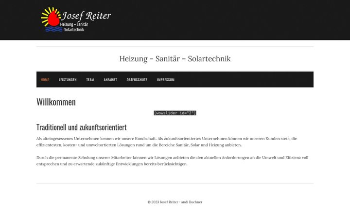 Screenshot of josefreiter.de