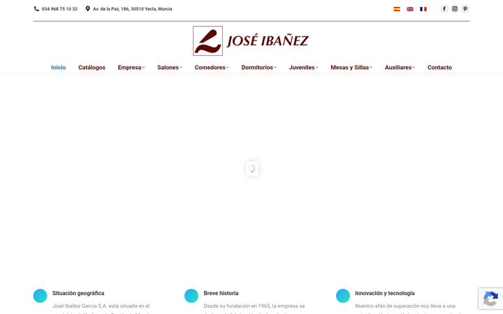 Screenshot of joseibanezgarciasa.com