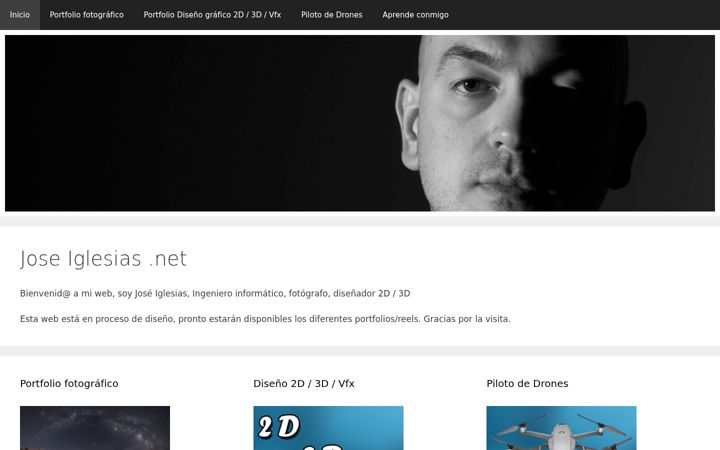 Screenshot of joseiglesias.net