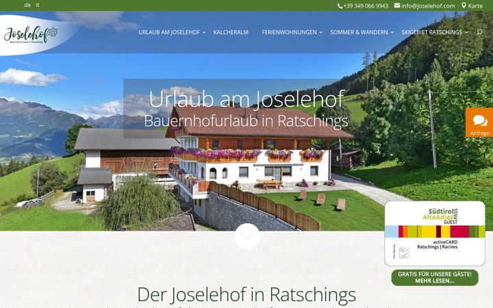 Screenshot of joselehof.com