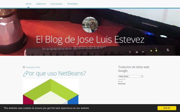 Screenshot of joseluisestevez.com