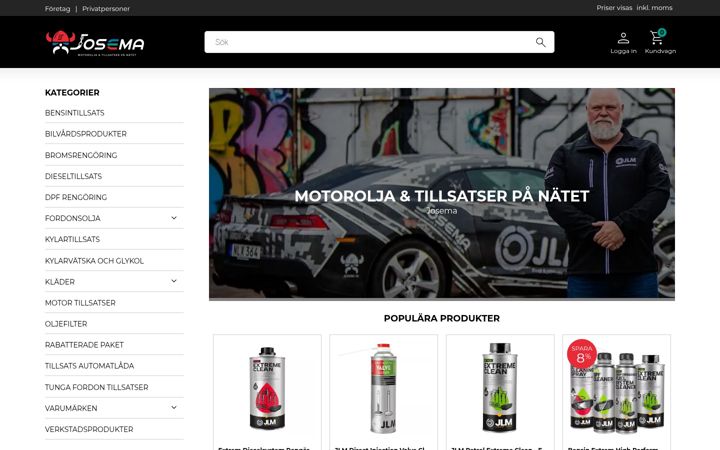 Screenshot of josema.se