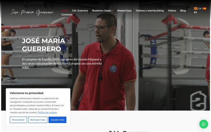 Screenshot of josemariaguerrero.com
