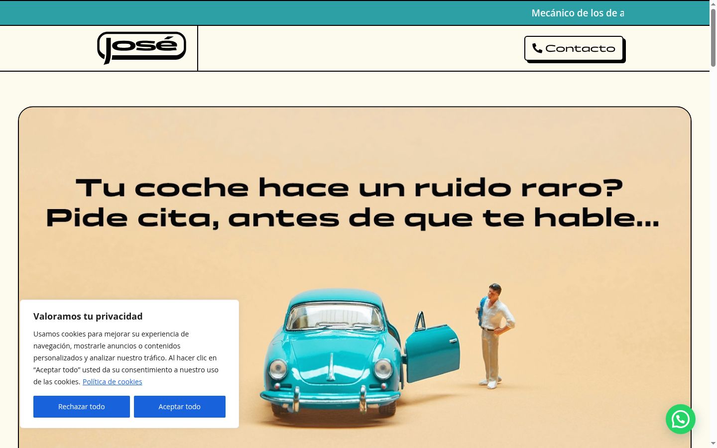 Screenshot tal-banner tal-kunsens muri qabel kwalunkwe interazzjoni