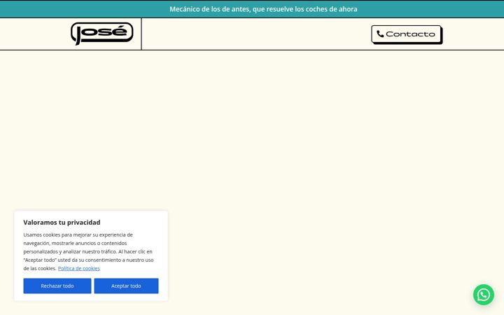 Screenshot of josemecanico.com