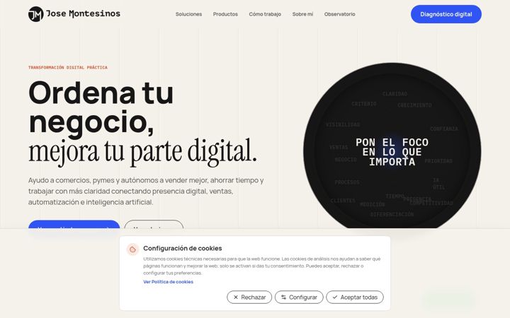 Screenshot of josemontesinos.com
