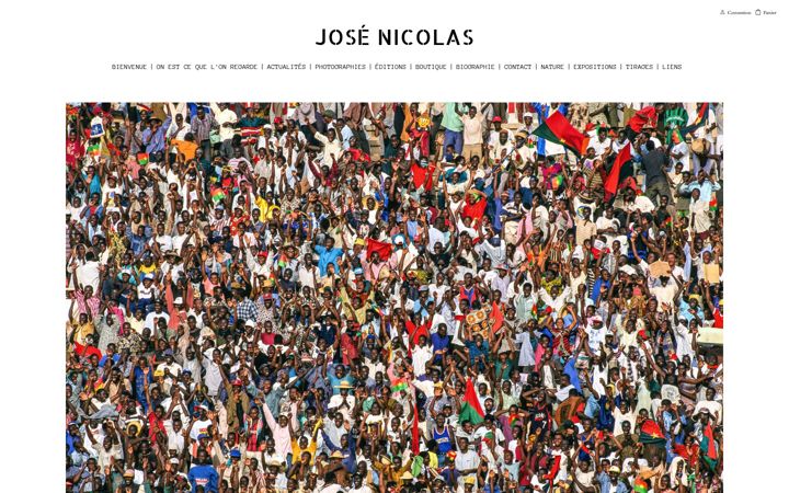 Screenshot of josenicolas-art.fr