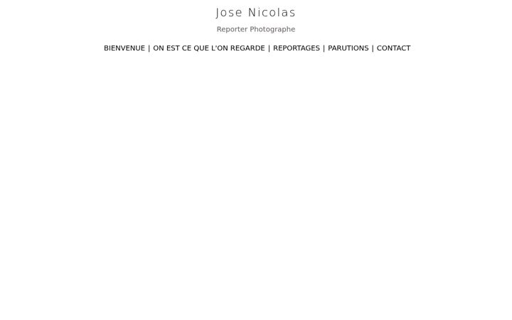 Screenshot of josenicolas.fr
