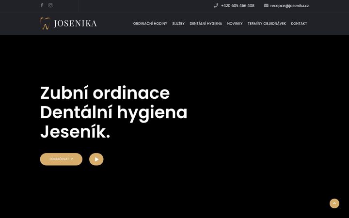 Screenshot του josenika.cz