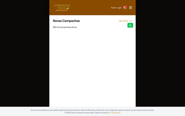 Screenshot of josenildosilvapremiacoes.com.br
