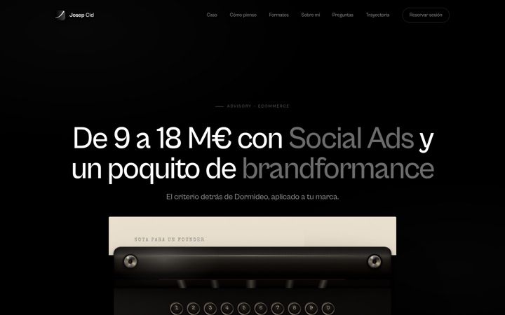 Screenshot of josepcid.com