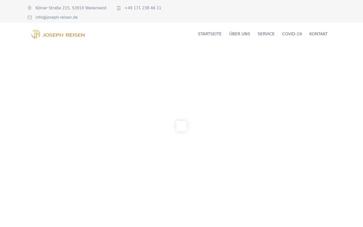 Screenshot of joseph-reisen.de