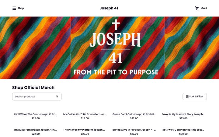 Screenshot of joseph41.com