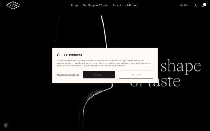 Screenshot of josephinen.com
