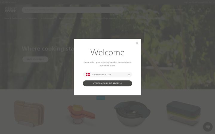 Screenshot of josephjoseph.com