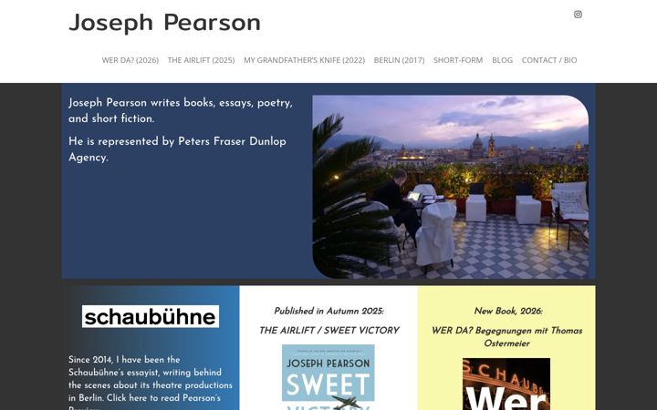 Screenshot of josephpearson.net