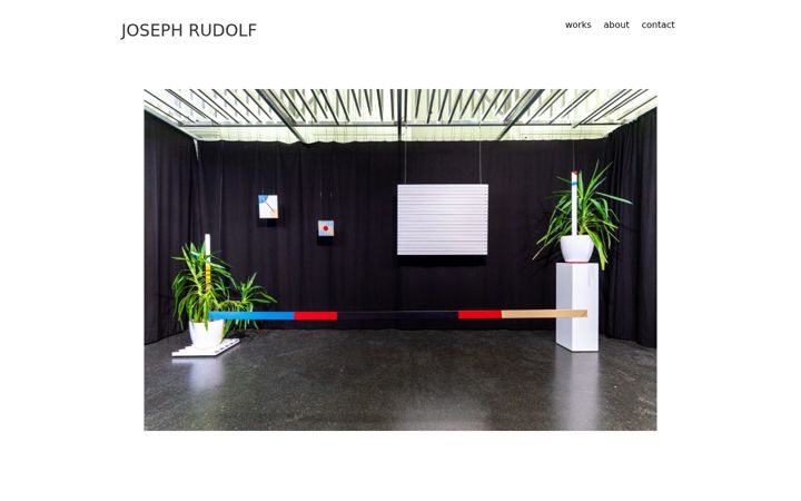 Screenshot of josephrudolf.com