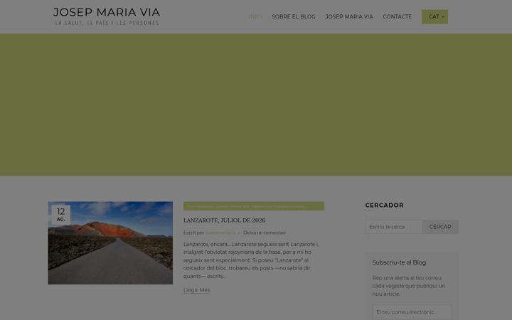 Screenshot of josepmariavia.com