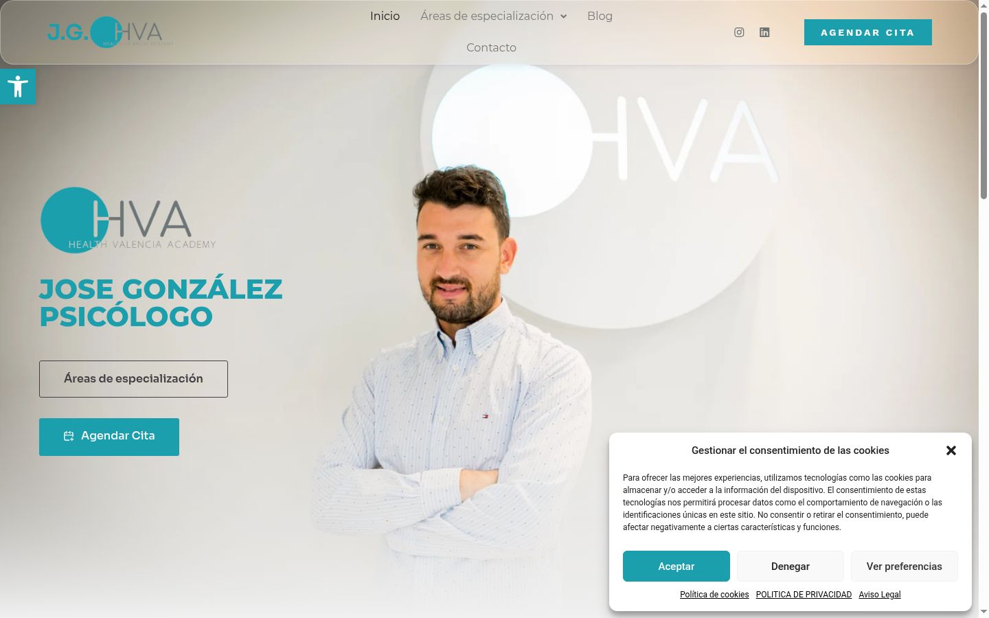 Screenshot van de toestemmingsbanner zoals getoond vóór enige interactie