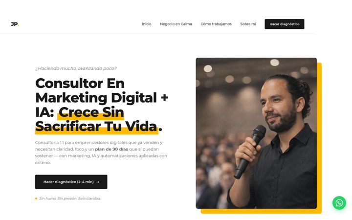 Screenshot of josepuentes.com.co