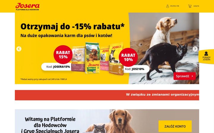 Screenshot of joserapartner.pl
