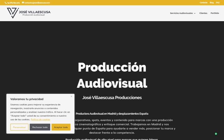 Screenshot of josevillaescusa.com