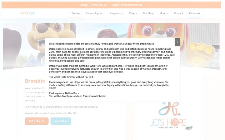 Screenshot of joshope.org