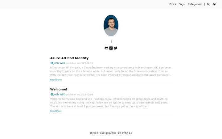 Screenshot of joshops.co.uk